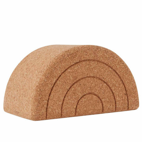 OYOY Nature Cork Step Stool Rainbow