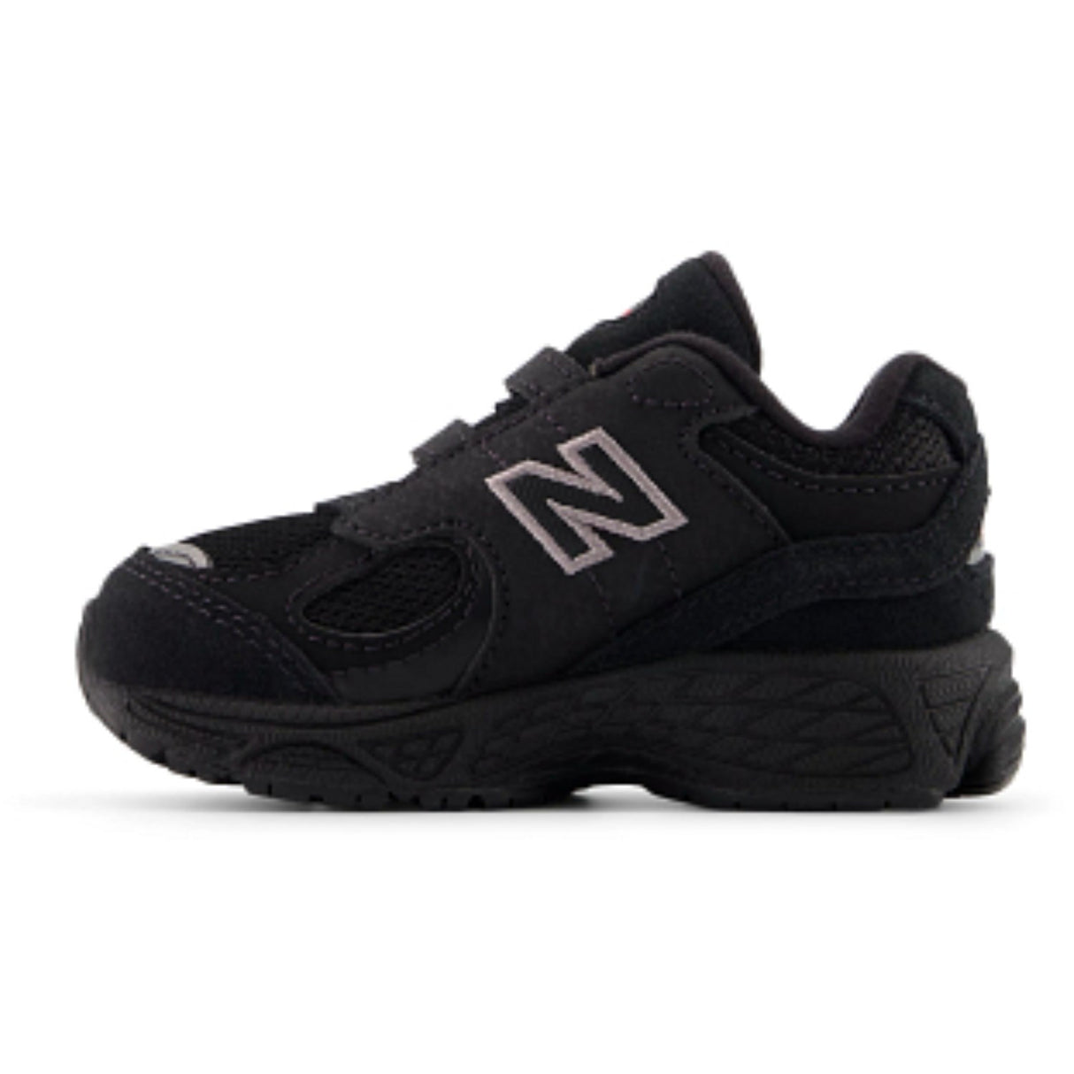 New Balance Black 2002 Kids Hook & Loop Sneakers