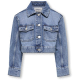 kids ONLY Medium Blue Denim Koglumi Ls Jacket Dnm Pim Noos