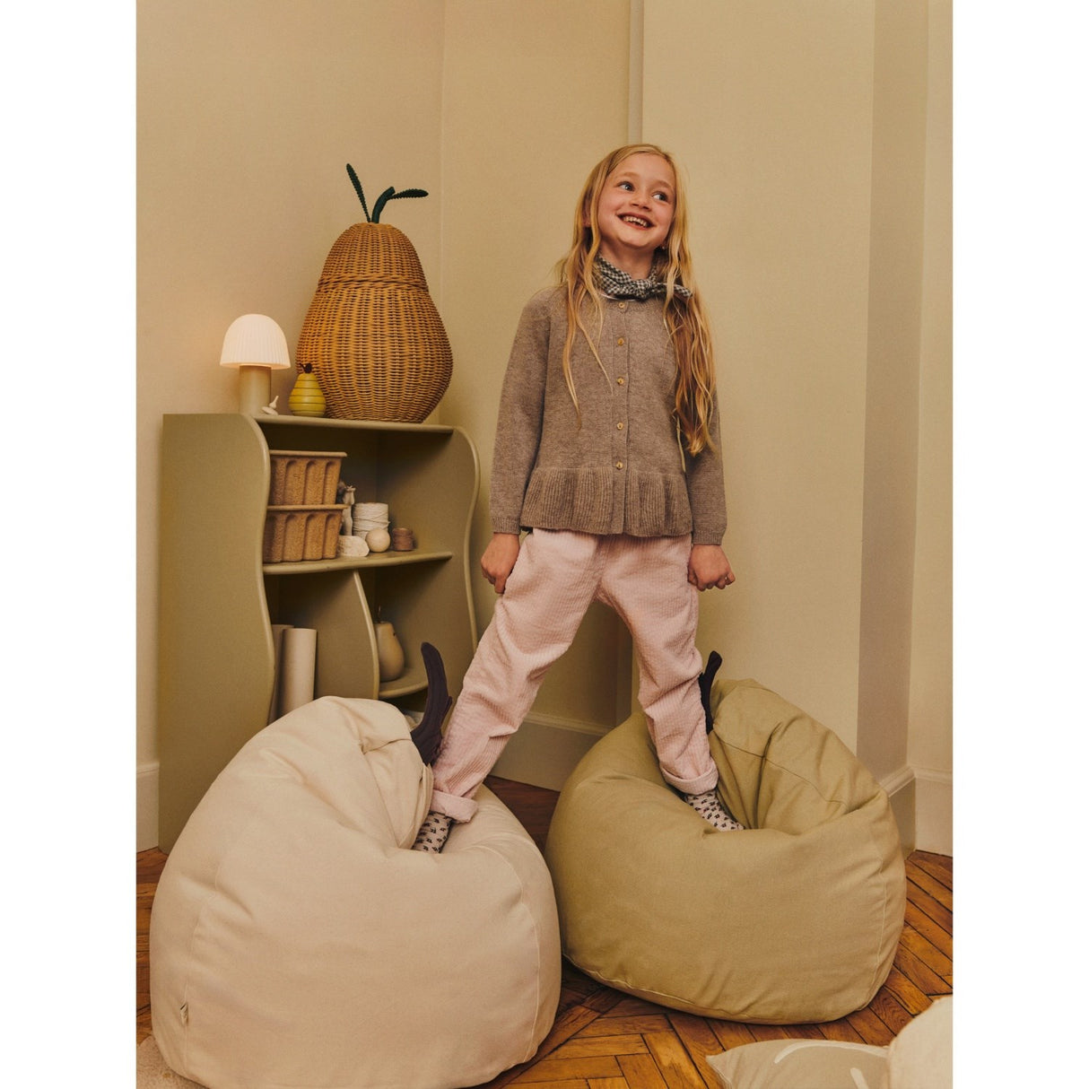 Ferm Living Elm Green Pear Bean Bag