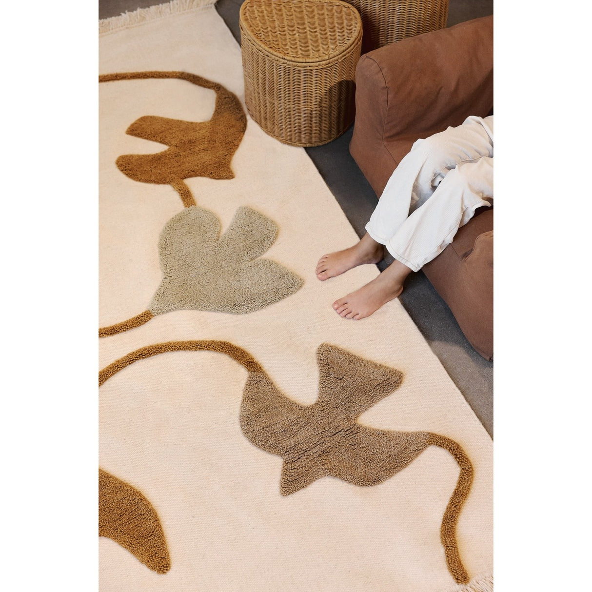Ferm Living Natural Willora Braided Storage 2-Pack