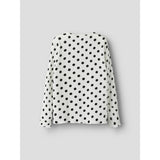 Name It Cloud Dancer Nkfsallie Ls Top