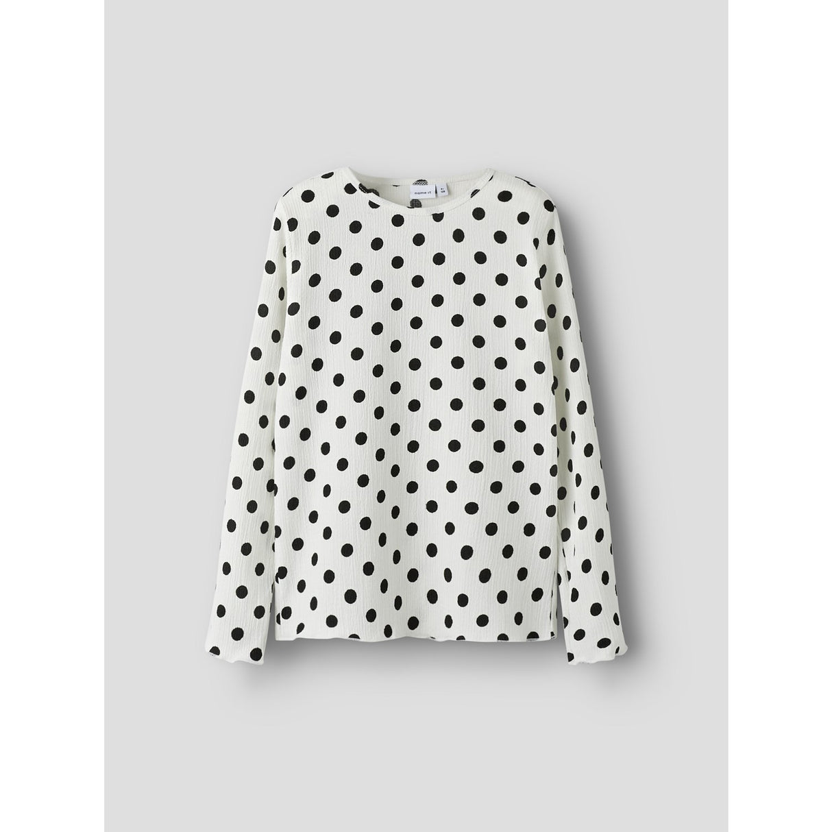 Name It Cloud Dancer Nkfsallie Ls Top