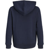 Jack & Jones Junior Navy Blazer Jjcollege Logo Sweat Hood Jnr