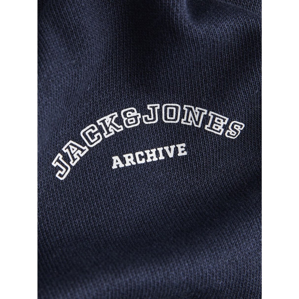 Jack & Jones Junior Navy Blazer Jjcollege Logo Sweat Hood Jnr