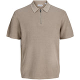 Jack & Jones Junior String Jjmax Knit Zip Polo Ss Jnr