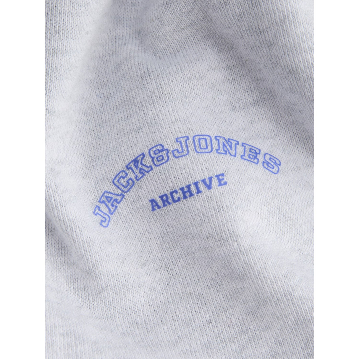 Jack & Jones Junior White Melange Jjcollege Logo Sweat Hood Jnr