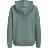 Jack & Jones Junior Mineral Blue Jjcollege Logo Sweat Hood Jnr