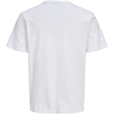 Jack & Jones Junior Bright White Jjcollege Logo Tee Ss Crew Neck Jnr