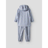 Lil'Atelier Zen Blue Swan Nmfladry10 Rain Set Aop Fo Lil