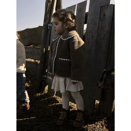 Lil'Atelier Shitake Nmflajo Ls Loose Jacket Lil