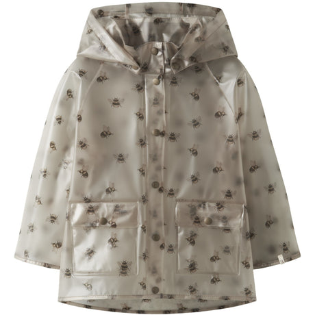 Lil'Atelier Turtledove Bee Nmnmamio Loose Rain Jacket Fo Lil