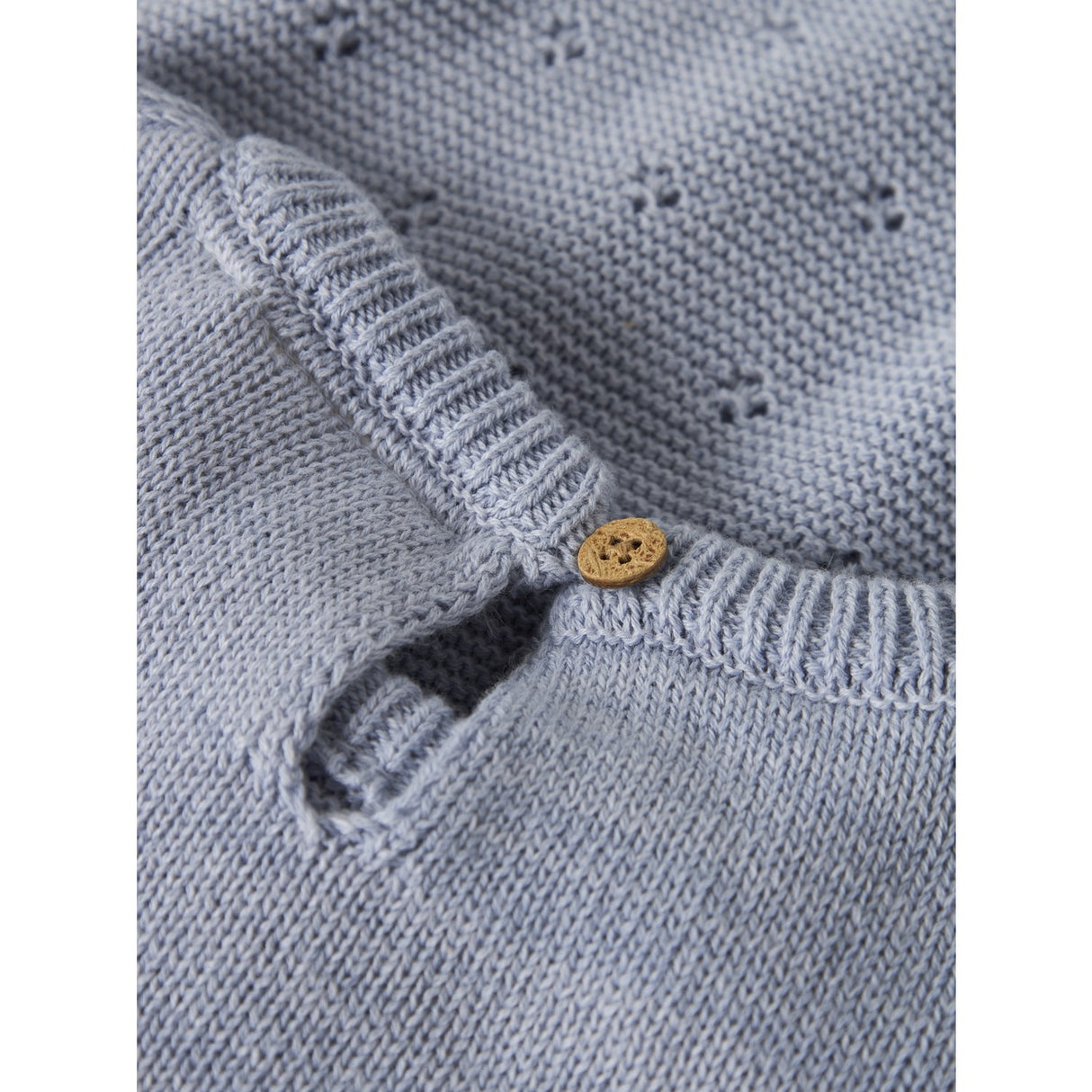 Lil'Atelier Zen Blue Nmflaguna Ls Knit Lil Noos