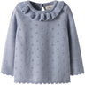 Lil'Atelier Zen Blue Nmflaguna Ls Knit Lil Noos