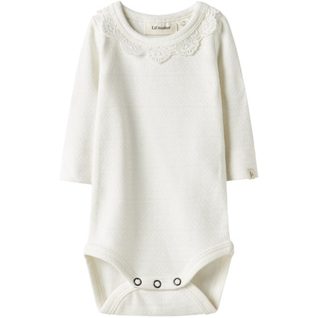 Lil'Atelier Coconut Milk Nbftapia Ls Slim Body Lil