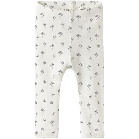 Lil'Atelier Coconut Milk Bell Flower Nbfgayo Sag Slim Leggings Lil