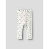 Lil'Atelier Coconut Milk Bell Flower Nbfgayo Sag Slim Leggings Lil