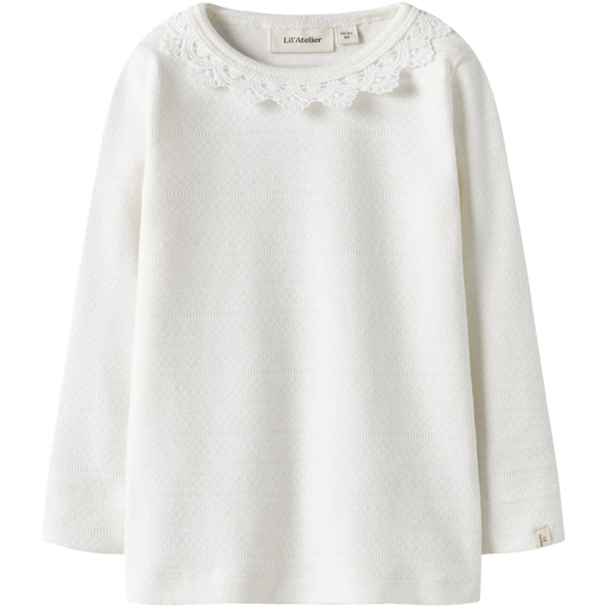 Lil'Atelier Coconut Milk Nmftapia Ls Slim Top Lil