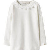 Lil'Atelier Coconut Milk Nmftapia Ls Slim Top Lil