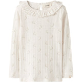 Lil'Atelier Coconut Milk Flower Nmfrachello Ria Ls Slim Top Lil