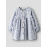 Lil'Atelier Zen Blue Nmftallula Ls Loose Dress Lil