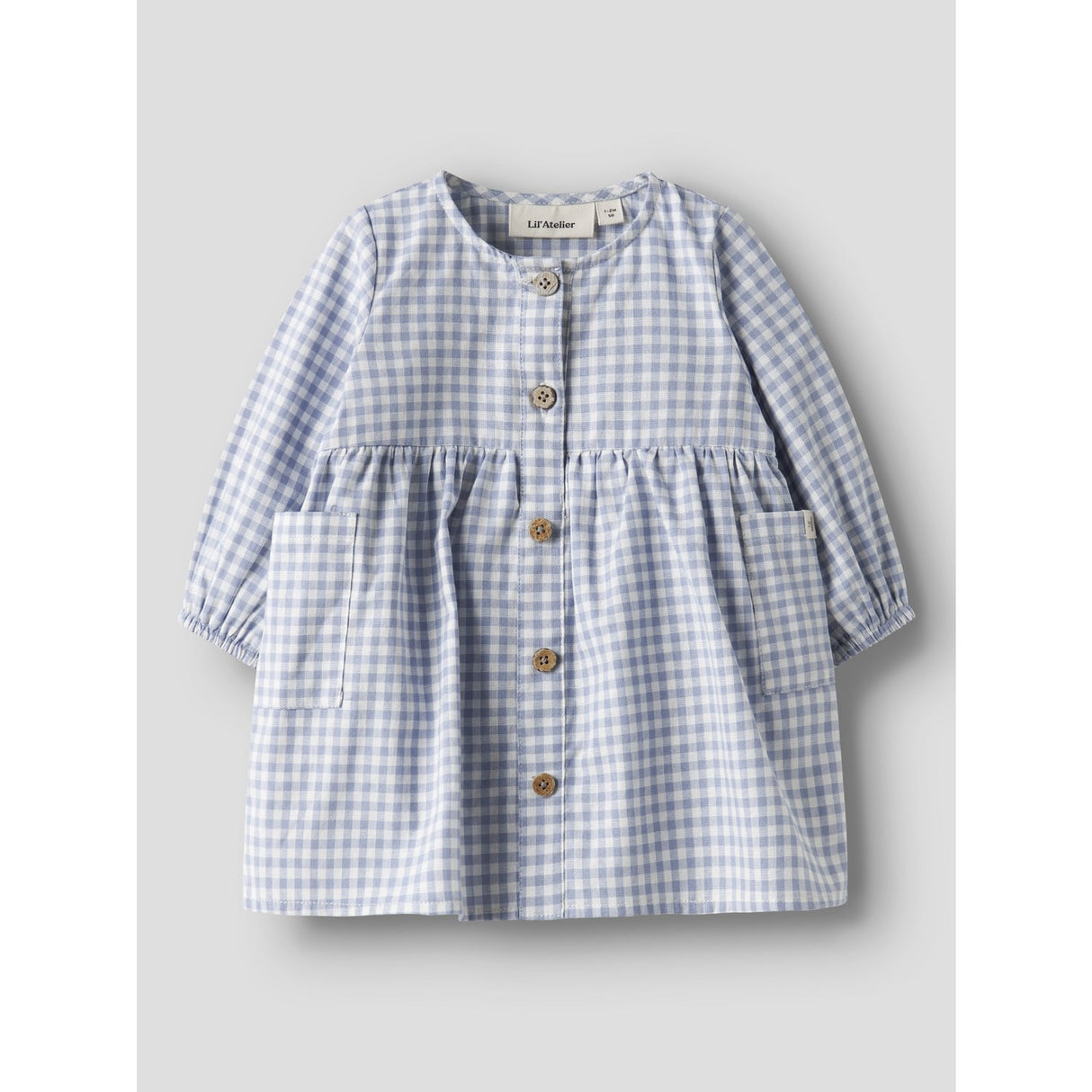 Lil'Atelier Zen Blue Nbftallula Ls Loose Body Dress Lil