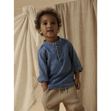 Lil'Atelier Medium Blue Denim Nmmtaya Ls Loose Dnm Shirt 1166-Fd Lil