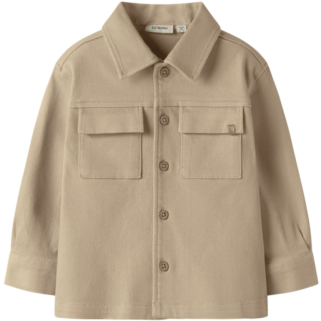 Lil'Atelier Irish Cream Nmmtaru Loose Twill Shirt 1177-Dj Lil