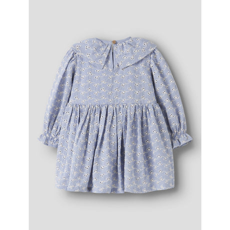 Lil'Atelier Zen Blue Nmftessie Ls Loose Dress Lil