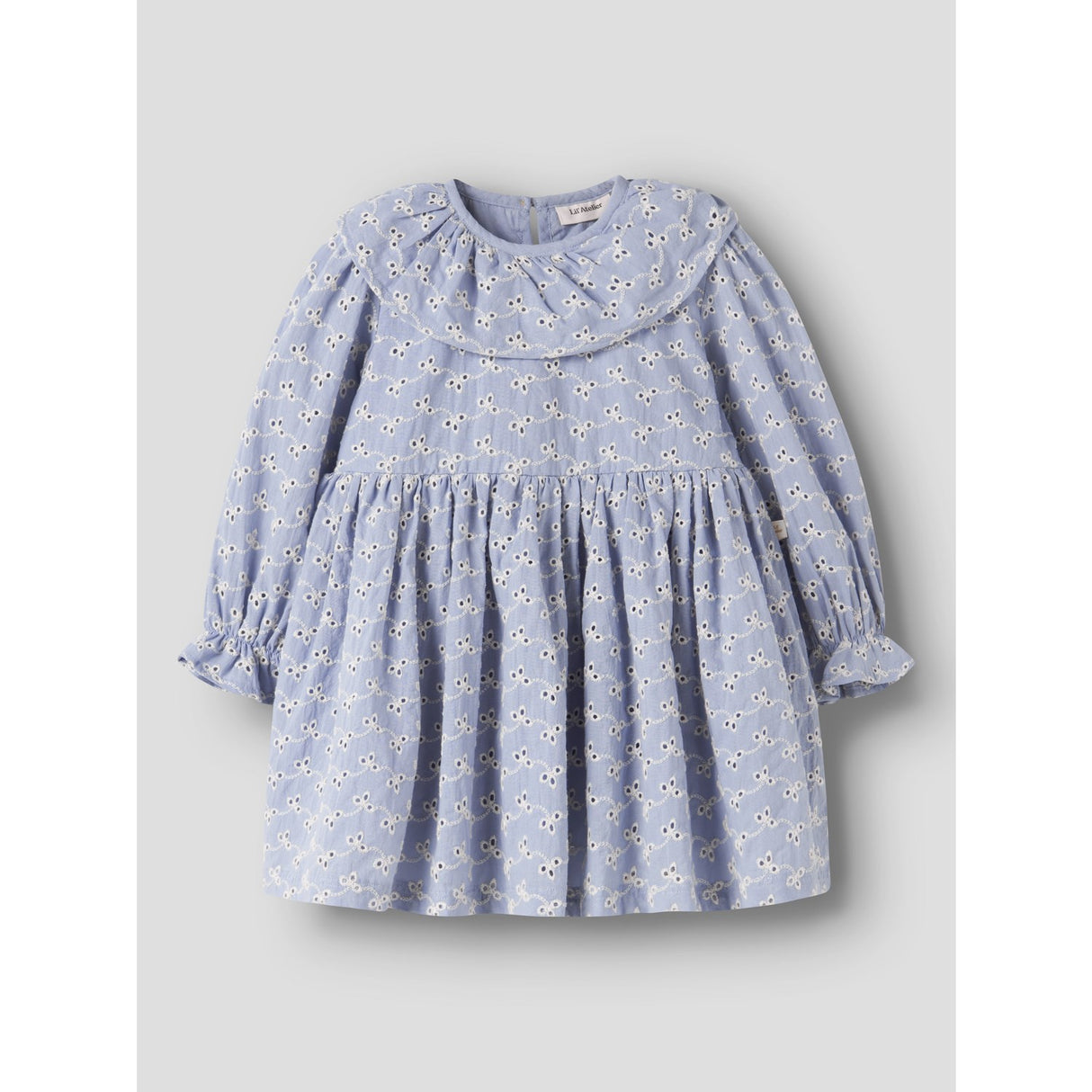 Lil'Atelier Zen Blue Nmftessie Ls Loose Dress Lil