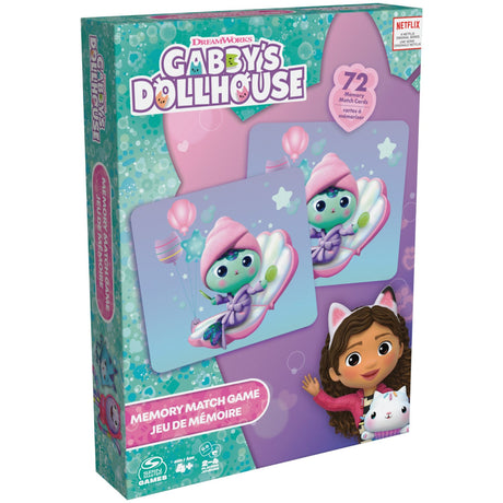 SM Games & Puzzles Gabbys Dollhouse Memo With 72 Cards
