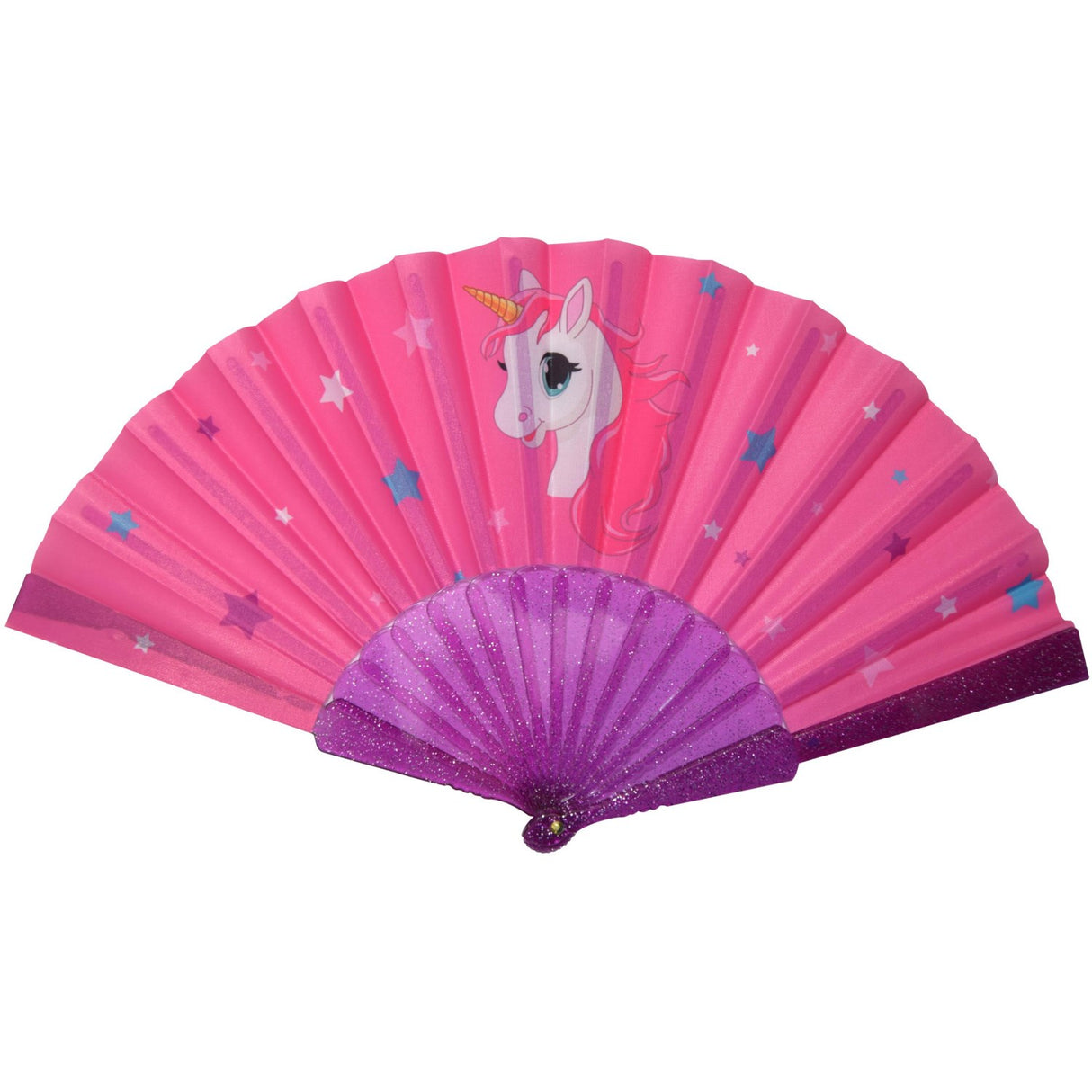 Pocket Money Unicorn Hand Fan Asst. CDU
