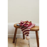 Wheat Red Stripe Knitted Christmas Hat