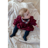 Wheat Red Blue Check 2 Bib Eden