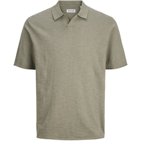 Jack & Jones Junior Vetiver Jjkane Knit Split Neck Polo Jnr