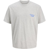 Jack & Jones Junior White Melange Jornorrebro Typo Tee Ss Crew Neck Sn Jnr
