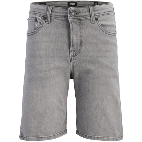 Jack & Jones Junior Grey Denim Jjirick Jjoriginal Shorts At 999 Jnr