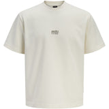 Jack & Jones Junior Sweet Corn Jcobreeze Back Print Tee Ss Cn Ea26 Jnr