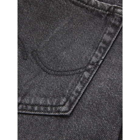 Jack & Jones Junior Black Denim Jjialex Jjoriginal Shorts Sq 175 Sn Jnr