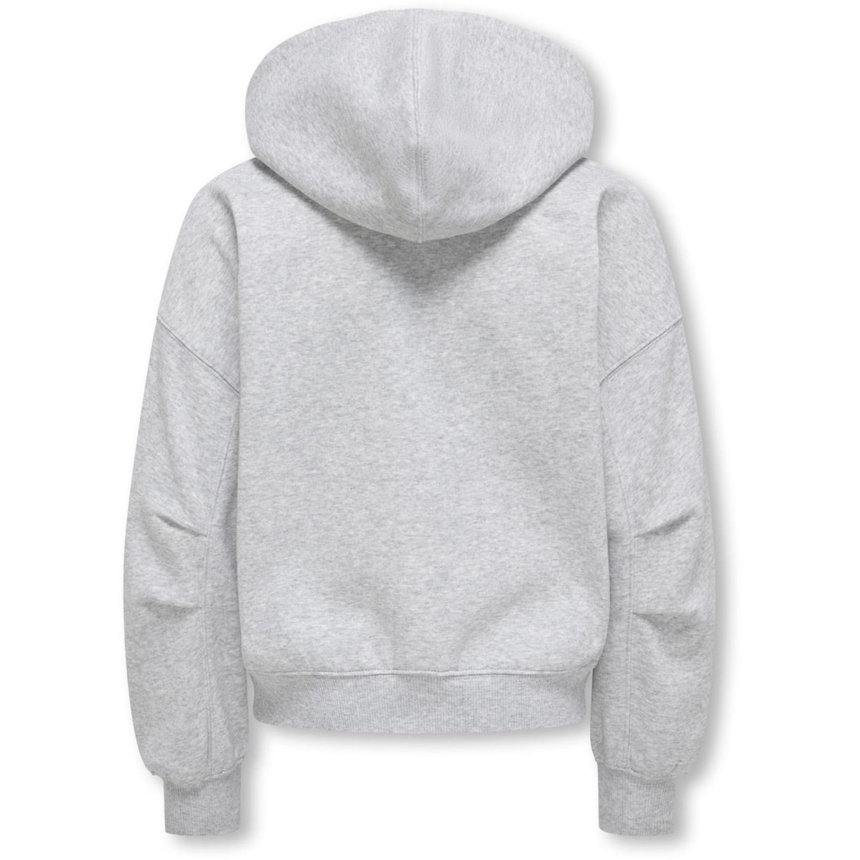 kids ONLY Light Grey Melange Kogevisa L/S Zip Hood Ovs Swt