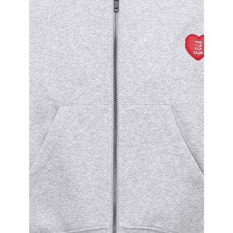 kids ONLY Light Grey Melange Kogevisa L/S Zip Hood Ovs Swt