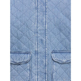 kids ONLY Light Blue Denim Koghallie Quilted Dnm Jacket Akm