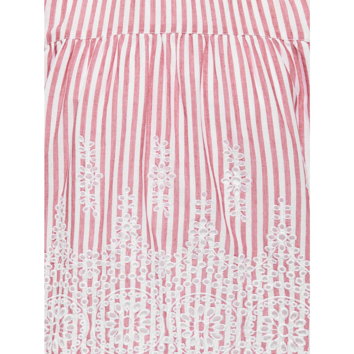 kids ONLY Barbados Cherry Cloud Dancer Kogbondi Life S/L Emb Frill Top Wvn