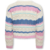 kids ONLY Tofu Begonia Pink/Harbor Gray/Riviera Kogdonna Life Ls Pattern Pullover Knt