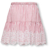 kids ONLY Barbados Cherry Cloud Dancer Kogbondi Life Emb Skirt Wvn