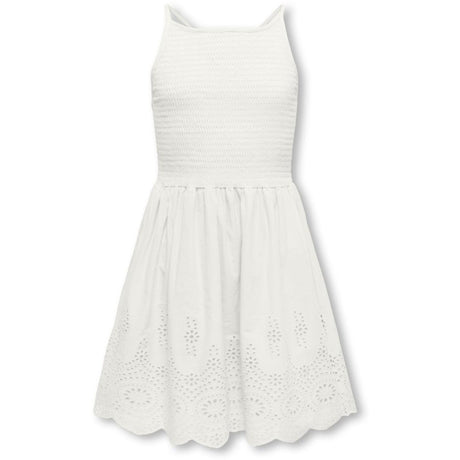 kids ONLY Cloud Dancer Kogbondi Life Strap Emb Dress Wvn