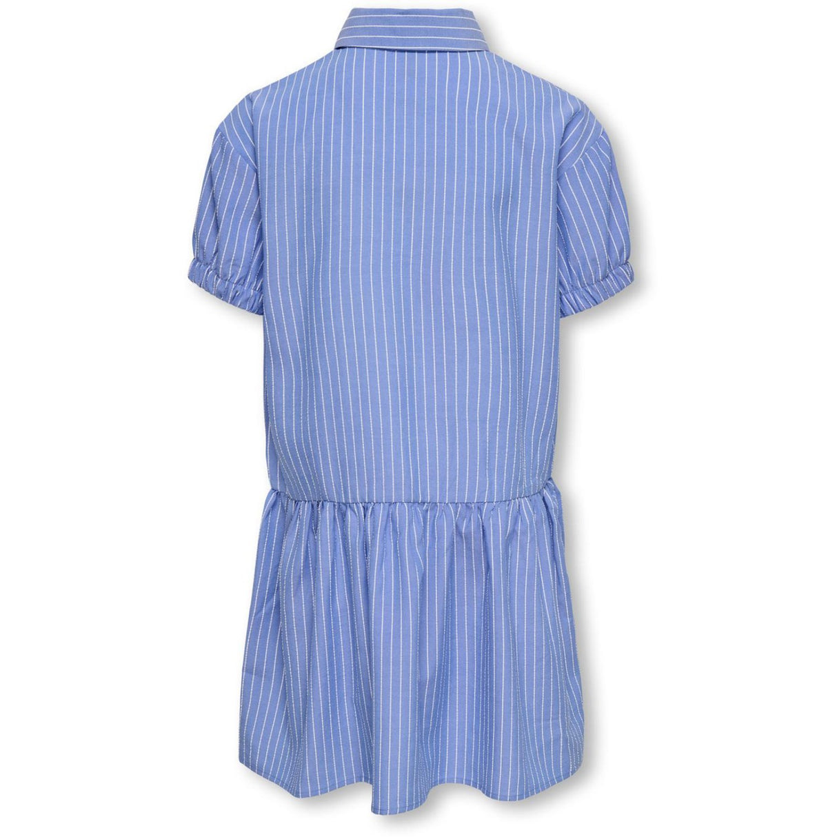 kids ONLY Blue Bonnet Cloud Dancer Kogcosmo Ss Shirt Dress Wvn