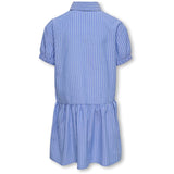 kids ONLY Blue Bonnet Cloud Dancer Kogcosmo Ss Shirt Dress Wvn