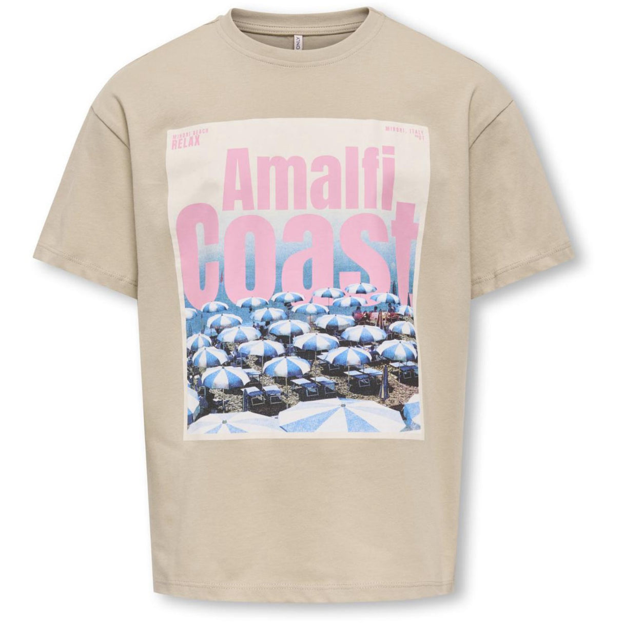kids ONLY Humus Amalfi Kogirina Life S/S Loose Printed Top Jrs