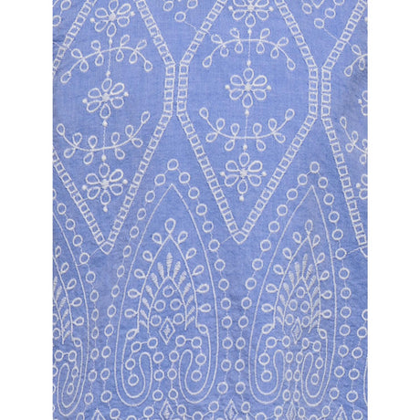 kids ONLY Blue Bonnet Bright White Emb Kogtulum Emb Sl Top Wvn